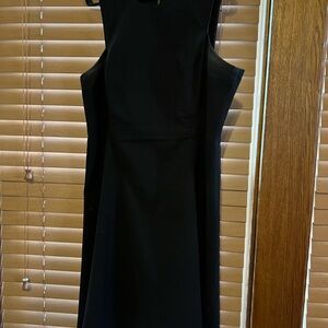 Calvin Klein Black Halter Sheath Midi Dress